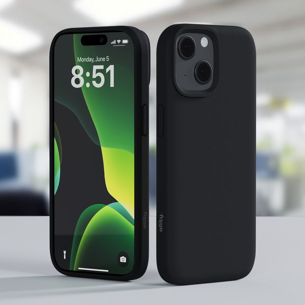 Allity nakładka Silicone Case Mag do iPhone 14 Pro Max czarny zdjęcie 3