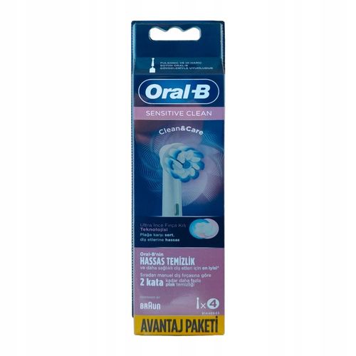 Końcówki Oral-B Sensitive Clean 4sztuki na Arena.pl