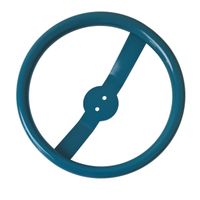 Uchwyt wspinaczkowy Kierownica duży - turkusowy