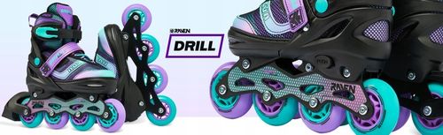 Rolki Regulowane RAVEN Drill Violet/Mint 38-42 na Arena.pl