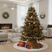 OSŁONA WIKLINOWA NA STOJAK POD CHOINKĘ 60CM OSŁONKA DO CHOINKI NATURALNA