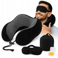 PODUSZKA PODRÓŻNA TURYSTYCZNA ROGAL DO SAMOLOTU + OPASKA + ZATYCZKI GRATIS