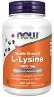 L-Lysine Lizyna 1000mg NOW Foods Reganeracja Stawy 100tab