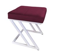 Pufa ZETA LOFT taboret podnóżek podstawa biała MG02