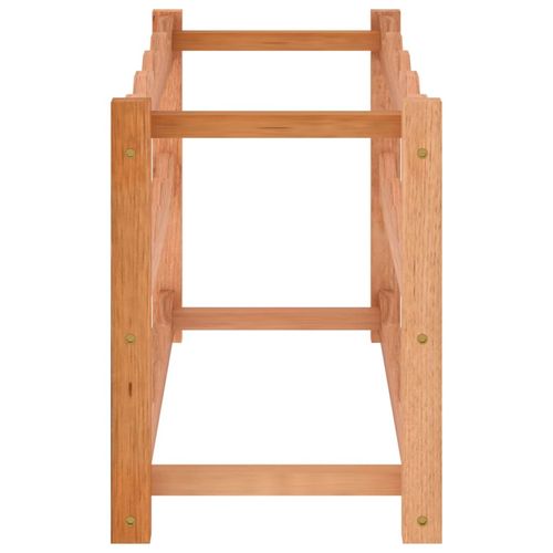 Stojak na 12 butelek wina, drewno orzecha włoskiego na Arena.pl