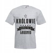 Koszulka MĘSKA KRÓLOWIE RODZĄ SIĘ W GRUDNIU