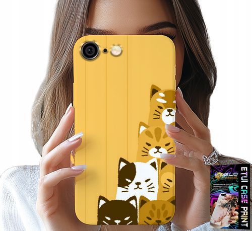 ETUI DO IPHONE 6 / 6S - LOVE CAT, WZORY Z KOTAMI, CASE + SZKŁO na Arena.pl