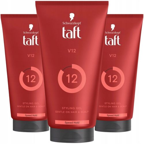 Taft Looks V12 Power Gel Żel do Włosów 3x150ml na Arena.pl
