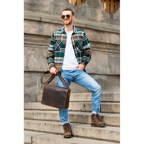 torba męska na ramię vintage paolo peruzzi t-06-br na Arena.pl