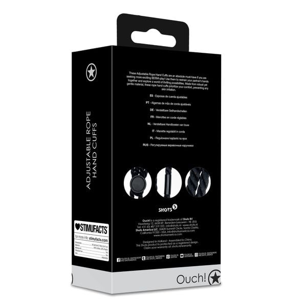 Adjustable Rope Hand Cuffs zdjęcie 3