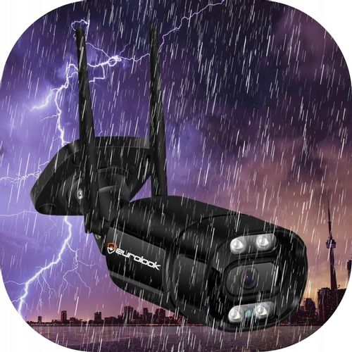 Zewnętrzna Kamera IP WiFi 8MPx Bezprzewodowa SD na Arena.pl