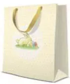 Torebka Prezentowa Bunny Żółta, Średnia