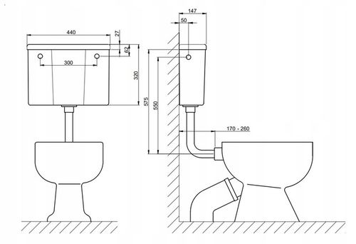 Spłuczka zbiornik INTER SANO klawisz 95K na Arena.pl