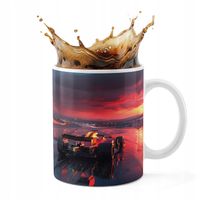 KUBEK CERAMICZNY 330ML DRUK - BOLID F1 WYŚCIGI SPORT