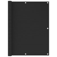 Parawan balkonowy, antracytowy, 120x400 cm, HDPE