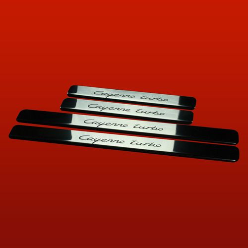 Listwa progowa PORSCHE CAYENNE 957 CAYENNE TURBO Stal nierdzewna 304 połysk na Arena.pl