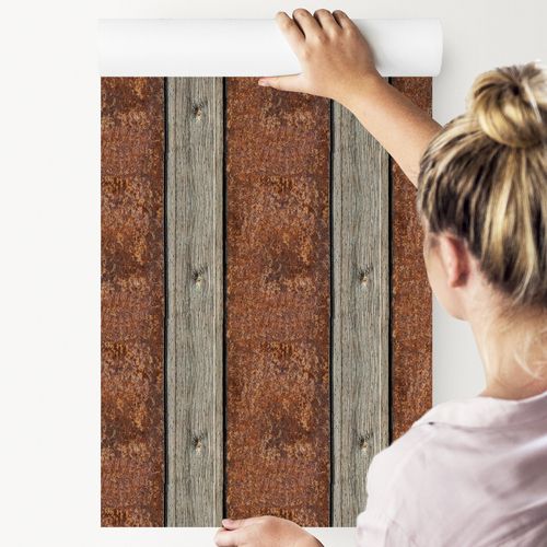 Tapeta Ścienna WZÓR DREWNA Imitacja Desek Efekt 3D na Arena.pl