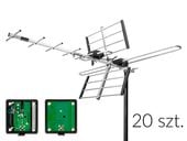 Antena  DVB-T ATD32S VHF/UHF MUX8 kierunkowa pasywna 20-pak