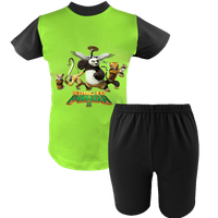 Krótka Piżama dziecięca Kung fu Panda
