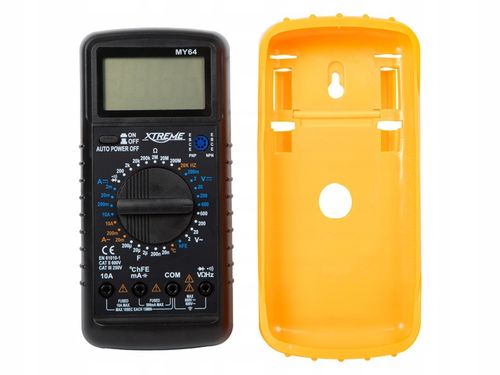 PROFESJONALNY MULTIMETR MIERNIK CYFROWY PRĄDU TEMPERATURY BATERIA SONDA LCD na Arena.pl