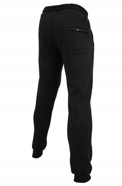 SPODNIE DRESOWE GRUBE CZARNE ŚCIĄGACZ DRESY M zdjęcie 4