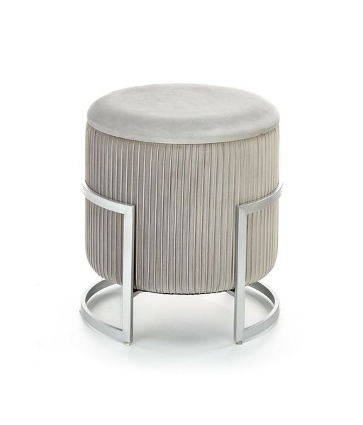 Pufa Darbi szara jasna zdjęcie 1