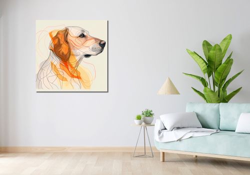 Obraz 90x90cm Kontur Profilowego na Arena.pl