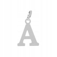 LITERKA SREBRNY WISIOREK LITERA ALFABET SREBRO 925