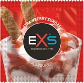 Exs Strawberry Prezerwatywa Smakowa Truskawka 1szt