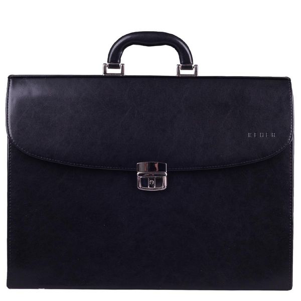 Teczka męska skórzana KEMER B 809/DW Czarna zdjęcie 1