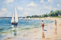 Plakat 30x20cm Życie na Brzegu