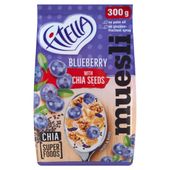 Fitella Musli chrupkie borówkowe z nasionami chia 300 g