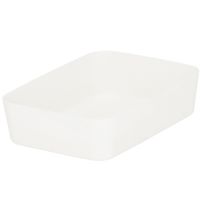 Pojemnik do szuflady 13x18cm wielofunkcyjny wkład, organizer kremowy