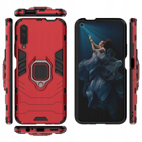 Spacecase X-Ring Honor 9X / P Smart Pro Czerwony zdjęcie 3