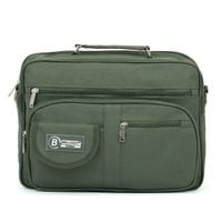 Torba męska do pracy A4 Bellugio - ciemnozielona