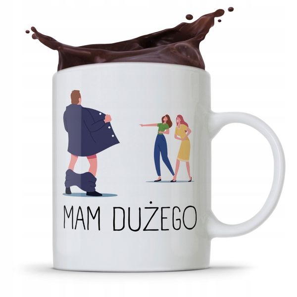 Kubek Prezent Dla Chłopaka Mam Dużego Z Nadrukiem Ze Zdjęciem zdjęcie 1