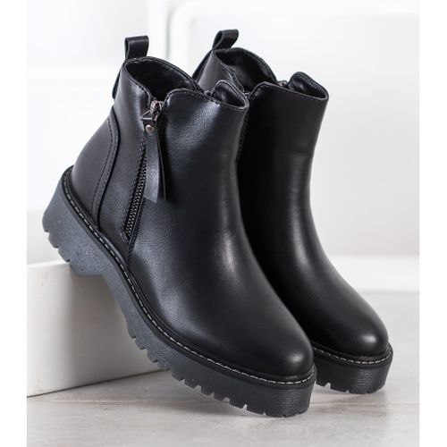 Czarne Botki Na Platformie r.39 na Arena.pl