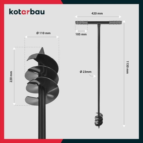 ŚWIDER RĘCZNY 110 DO GLEBY ZIEMI GRUNTU SŁUPKÓW WIERTŁO DOŁOWNIK na Arena.pl