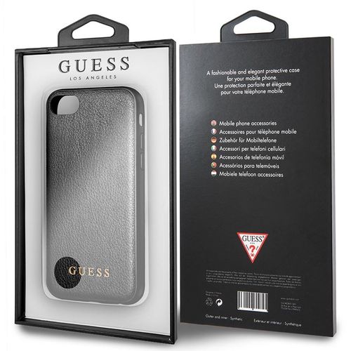 Guess Iridescent - Etui iPhone 8 / 7 (czarny) na Arena.pl