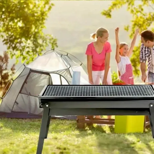 Grill węglowy BBQ 60 x 22 cm zdjęcie 6