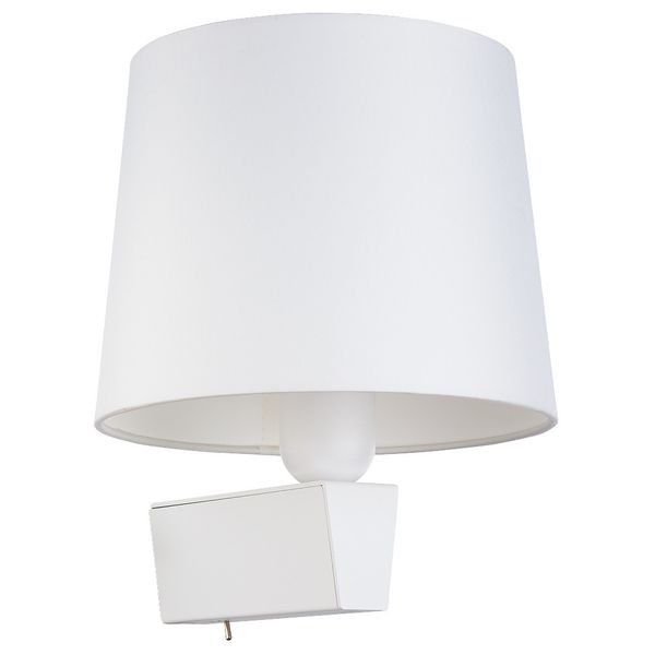LAMPA ścienna CHILLIN 8201 Nowodvorski klasyczna OPRAWA abażurowy kinkiet biały zdjęcie 3