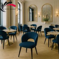 Krzesło Tapicerowane KL-1 Granatowy Piano 12