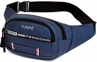 Nerka Biodrówka Sportowa Wodoodporna na pasku duża E36_Granatowy