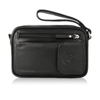 skórzana saszetka męska do ręki paolo peruzzi t-56-bl