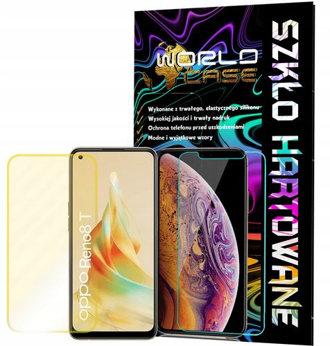 SZKŁO HARTOWANE DO OPPO RENO8 4G / 8 / 8z NA EKRAN SZKIEŁKO OCHRONNE na Arena.pl