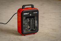 Nagrzewnica elektryczna Farelka Dmuchawa Grzejnik Termostat 3kW DEDRA 230V