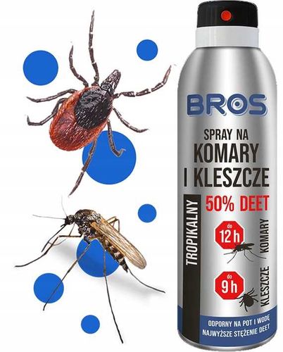 bros - spray na komary i kleszcze 50% deet 90ml - 2 szt. na Arena.pl