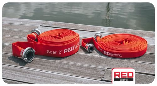 WĄŻ STRAŻACKI PARCIANY DO WODY SZAMBA SZYBKOZŁĄCZKA 2" 20 M 8 BAR na Arena.pl