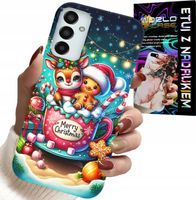 ETUI DO SAMSUNG GALAXY M23 - RENIFER Z PIERNIKIEM MERRY CHRISTMAS