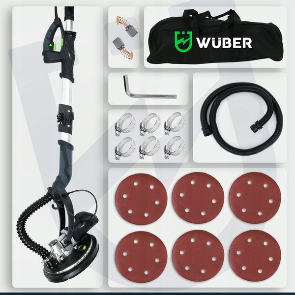 SZLIFIERKA DO GIPSU GLADZI TYNKU ZYRAFA Z PODŚWIETLENIEM LED BEZPYŁOWA zdjęcie 5